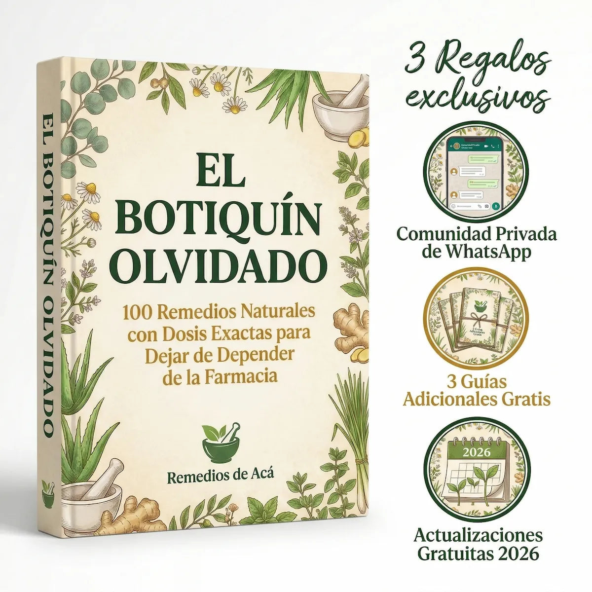 EL BOTIQUÍN OLVIDADO™ EL SABER QUE TU ABUELA TENÍA, AHORA ORGANIZADO Y TUYO